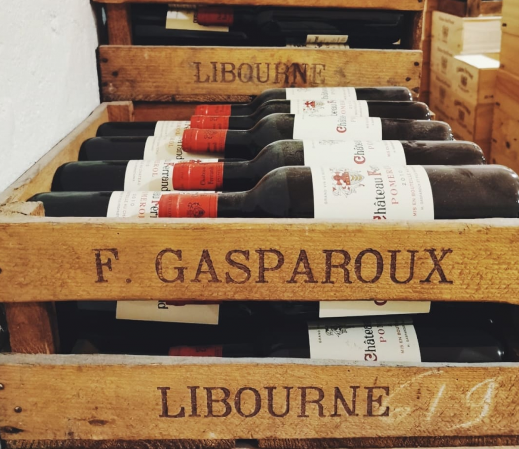 Caisse de vin de Francis Gasparoux - Chateau Ferrand Pomerol